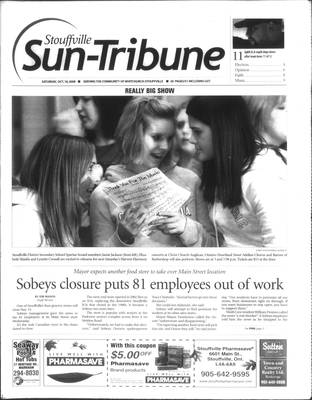 Stouffville Sun-Tribune (Stouffville, ON), 18 Oct 2008