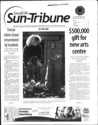 Stouffville Sun-Tribune (Stouffville, ON), 6 Nov 2008