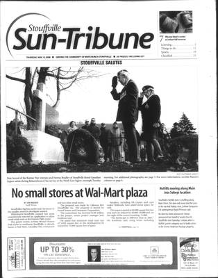 Stouffville Sun-Tribune (Stouffville, ON), 13 Nov 2008