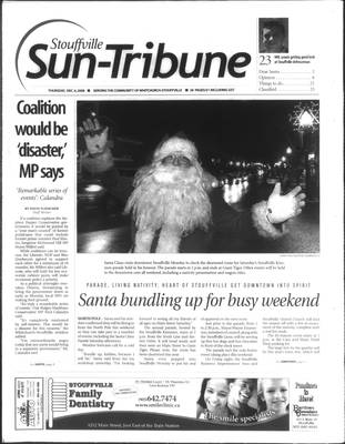 Stouffville Sun-Tribune (Stouffville, ON), 4 Dec 2008