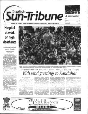 Stouffville Sun-Tribune (Stouffville, ON), 13 Dec 2008