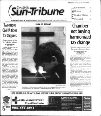 Stouffville Sun-Tribune (Stouffville, ON), 28 Mar 2009