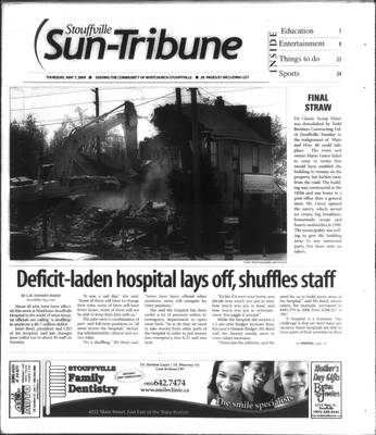 Stouffville Sun-Tribune (Stouffville, ON), 7 May 2009