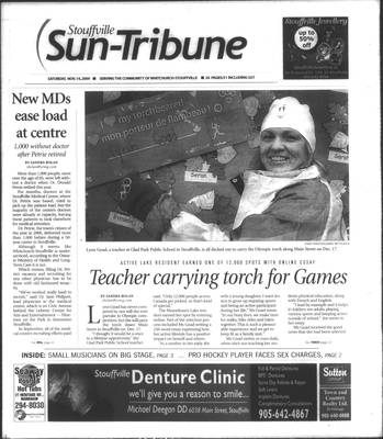 Stouffville Sun-Tribune (Stouffville, ON), 14 Nov 2009