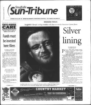 Stouffville Sun-Tribune (Stouffville, ON), 28 Nov 2009