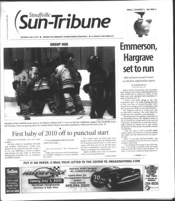 Stouffville Sun-Tribune (Stouffville, ON), 9 Jan 2010