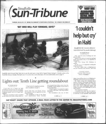 Stouffville Sun-Tribune (Stouffville, ON), 28 Jan 2010