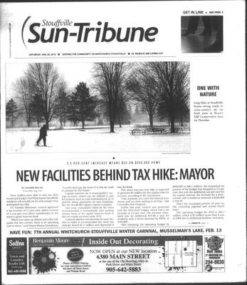 Stouffville Sun-Tribune (Stouffville, ON), 30 Jan 2010