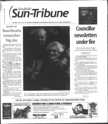 Stouffville Sun-Tribune (Stouffville, ON), 13 Feb 2010