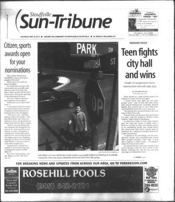 Stouffville Sun-Tribune (Stouffville, ON), 29 May 2010