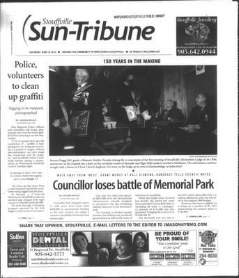 Stouffville Sun-Tribune (Stouffville, ON), 19 Jun 2010