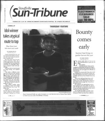 Stouffville Sun-Tribune (Stouffville, ON), 12 Aug 2010