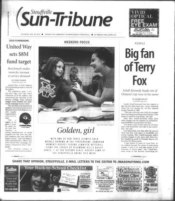 Stouffville Sun-Tribune (Stouffville, ON), 28 Aug 2010