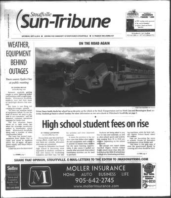 Stouffville Sun-Tribune (Stouffville, ON), 4 Sep 2010