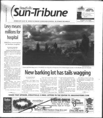 Stouffville Sun-Tribune (Stouffville, ON), 18 Sep 2010