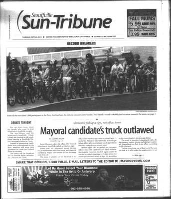 Stouffville Sun-Tribune (Stouffville, ON), 23 Sep 2010