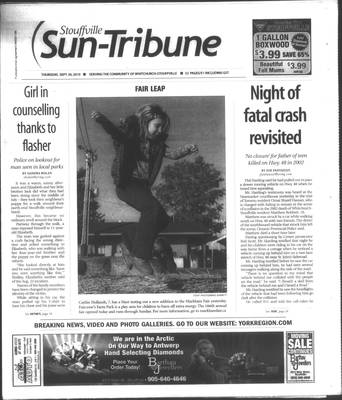 Stouffville Sun-Tribune (Stouffville, ON), 30 Sep 2010