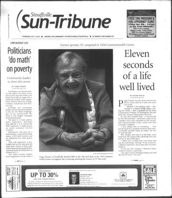 Stouffville Sun-Tribune (Stouffville, ON), 7 Oct 2010