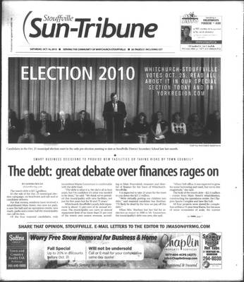 Stouffville Sun-Tribune (Stouffville, ON), 16 Oct 2010