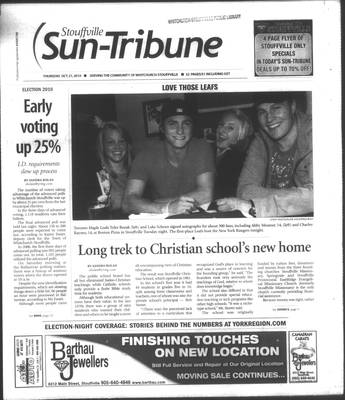 Stouffville Sun-Tribune (Stouffville, ON), 21 Oct 2010