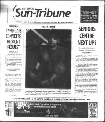 Stouffville Sun-Tribune (Stouffville, ON), 28 Oct 2010