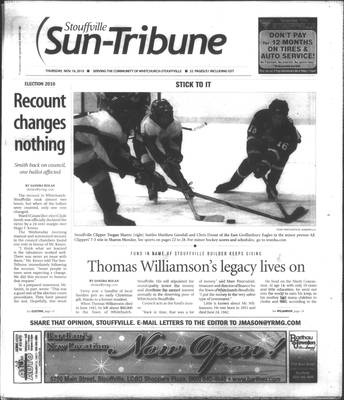 Stouffville Sun-Tribune (Stouffville, ON), 18 Nov 2010