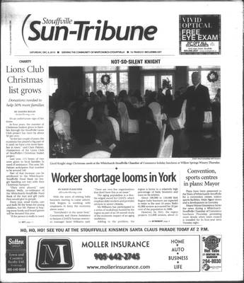 Stouffville Sun-Tribune (Stouffville, ON), 4 Dec 2010