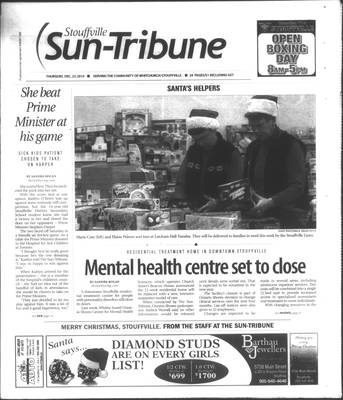 Stouffville Sun-Tribune (Stouffville, ON), 23 Dec 2010