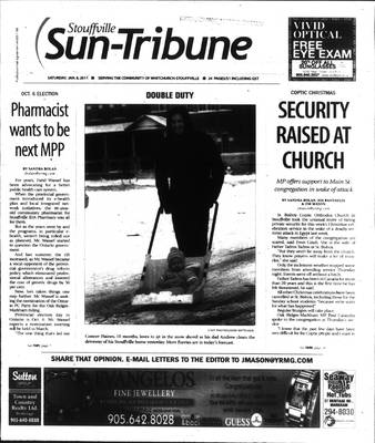 Stouffville Sun-Tribune (Stouffville, ON), 8 Jan 2011