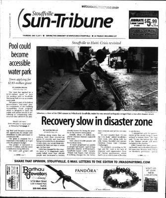 Stouffville Sun-Tribune (Stouffville, ON), 13 Jan 2011