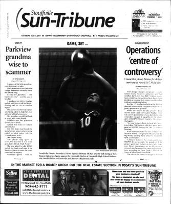 Stouffville Sun-Tribune (Stouffville, ON), 15 Jan 2011