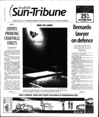 Stouffville Sun-Tribune (Stouffville, ON), 20 Jan 2011