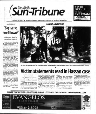 Stouffville Sun-Tribune (Stouffville, ON), 22 Jan 2011