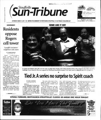 Stouffville Sun-Tribune (Stouffville, ON), 12 Mar 2011