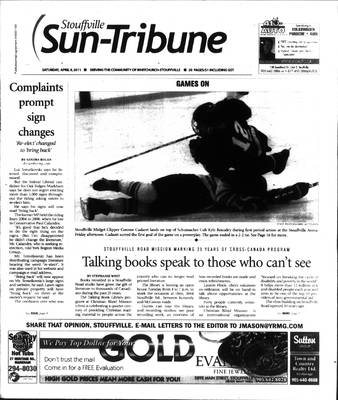 Stouffville Sun-Tribune (Stouffville, ON), 9 Apr 2011