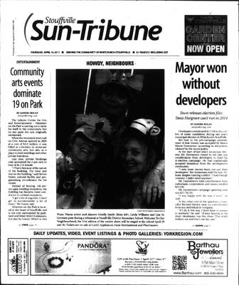 Stouffville Sun-Tribune (Stouffville, ON), 14 Apr 2011