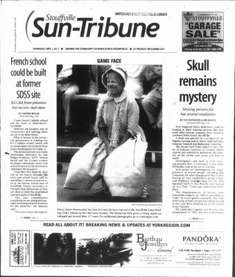 Stouffville Sun-Tribune (Stouffville, ON), 1 Sep 2011