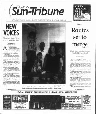 Stouffville Sun-Tribune (Stouffville, ON), 17 Sep 2011