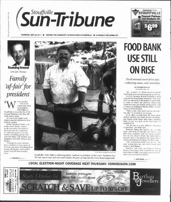 Stouffville Sun-Tribune (Stouffville, ON), 29 Sep 2011