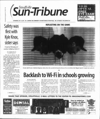 Stouffville Sun-Tribune (Stouffville, ON), 15 Oct 2011