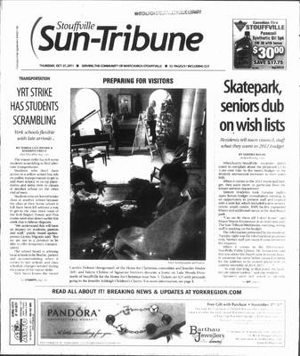 Stouffville Sun-Tribune (Stouffville, ON), 27 Oct 2011