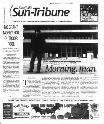 Stouffville Sun-Tribune (Stouffville, ON), 29 Oct 2011