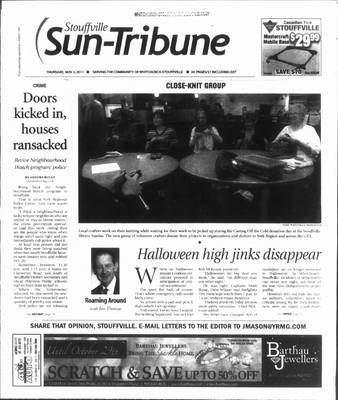 Stouffville Sun-Tribune (Stouffville, ON), 3 Nov 2011