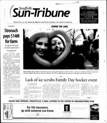 Stouffville Sun-Tribune (Stouffville, ON), 16 Feb 2012