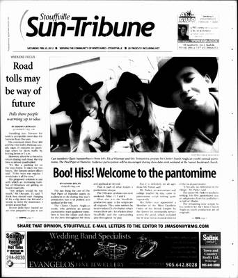 Stouffville Sun-Tribune (Stouffville, ON), 25 Feb 2012