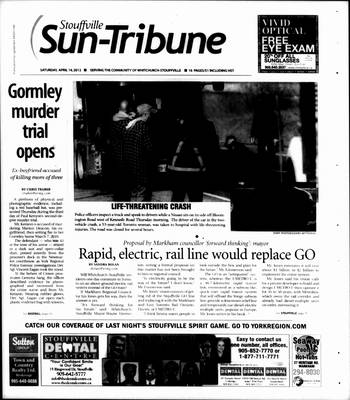 Stouffville Sun-Tribune (Stouffville, ON), 14 Apr 2012