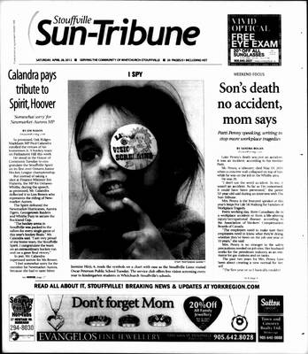 Stouffville Sun-Tribune (Stouffville, ON), 28 Apr 2012