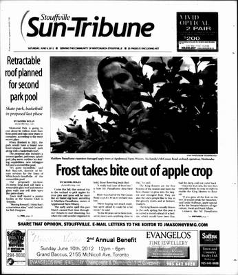 Stouffville Sun-Tribune (Stouffville, ON), 9 Jun 2012