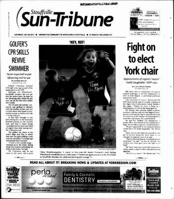 Stouffville Sun-Tribune (Stouffville, ON), 28 Jul 2012