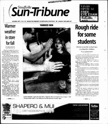 Stouffville Sun-Tribune (Stouffville, ON), 1 Sep 2012